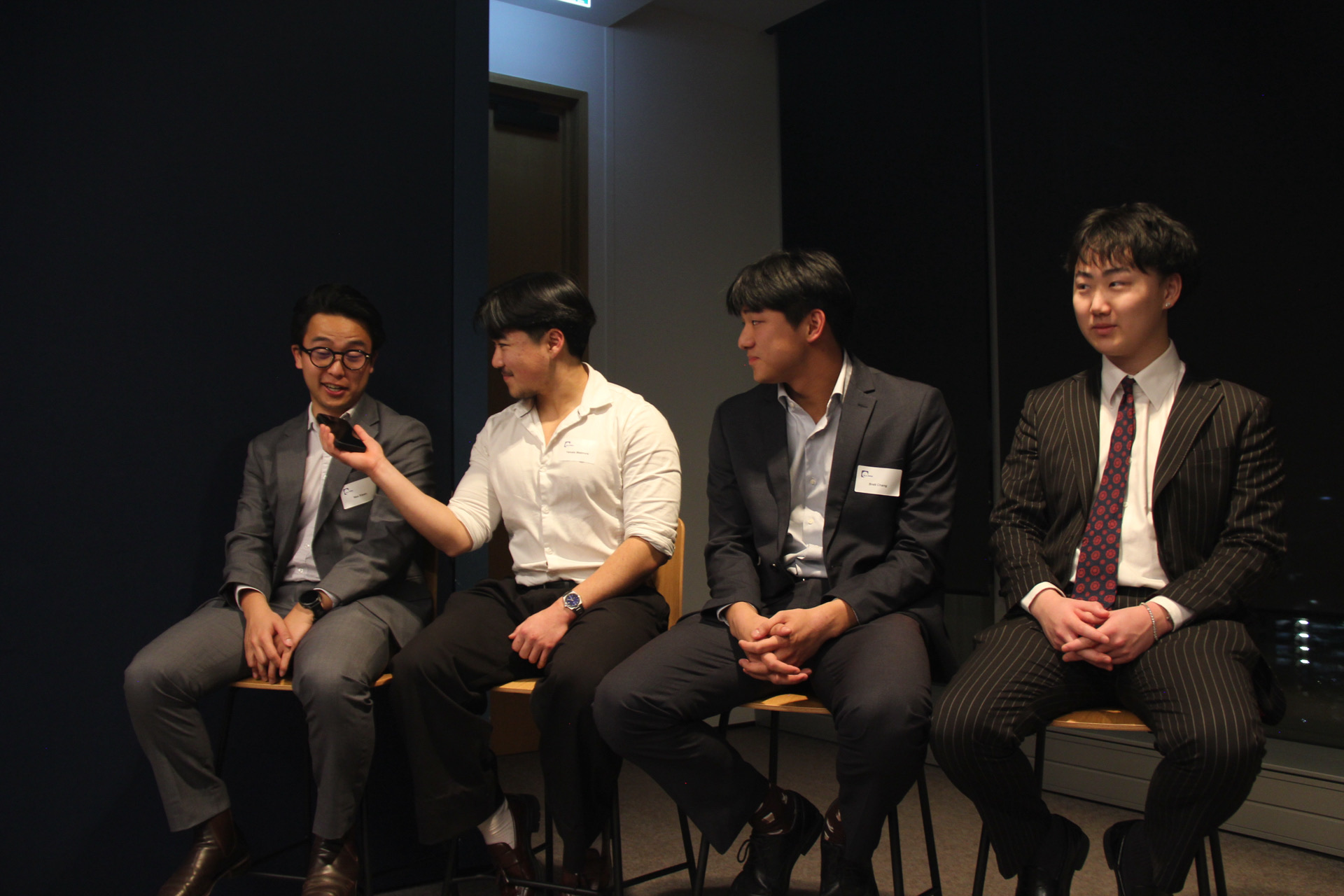 Mentees and mentors at the Mentoring Opening Night